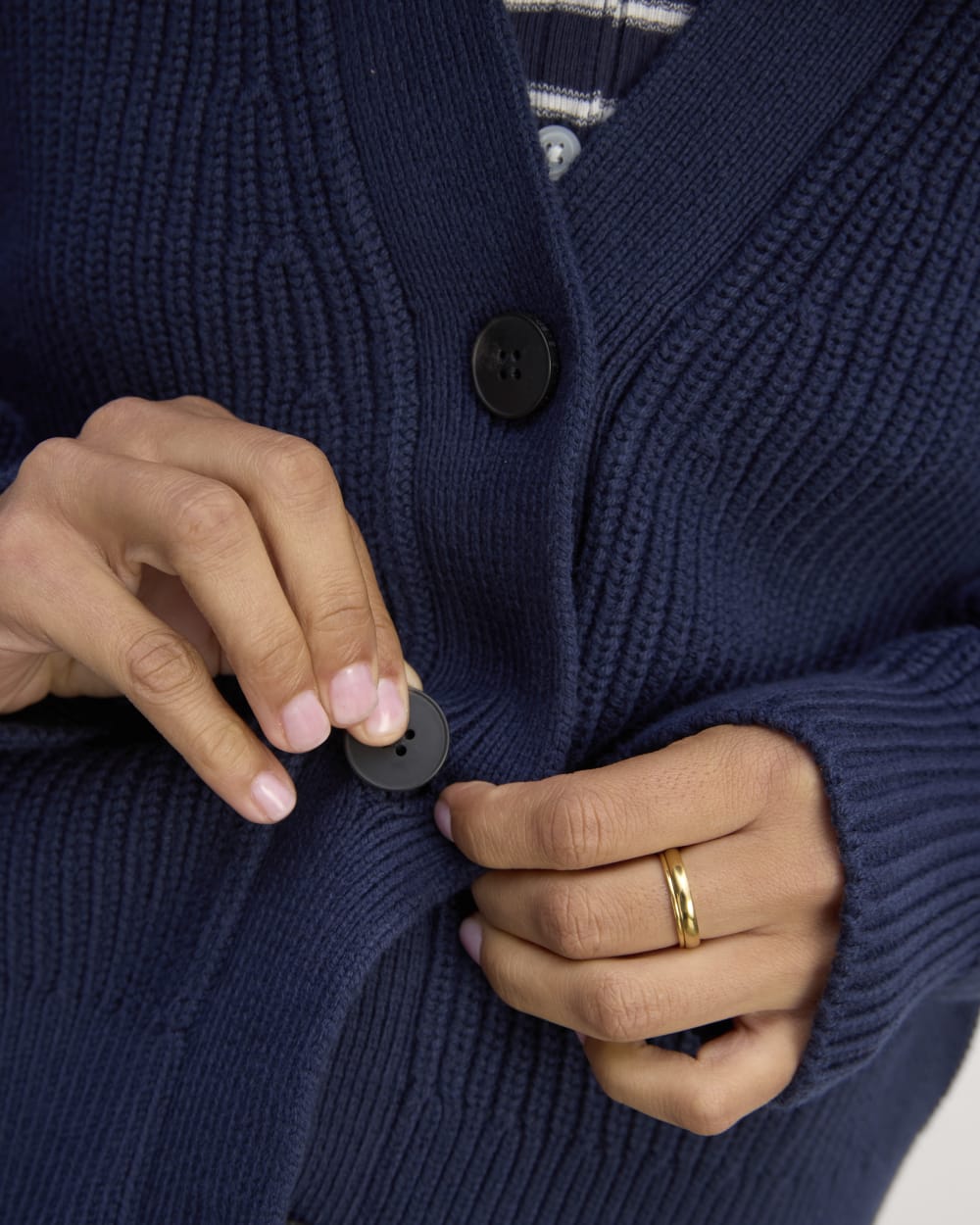 The Boxy Cardigan in Everyday Cotton | Navy – Everlane