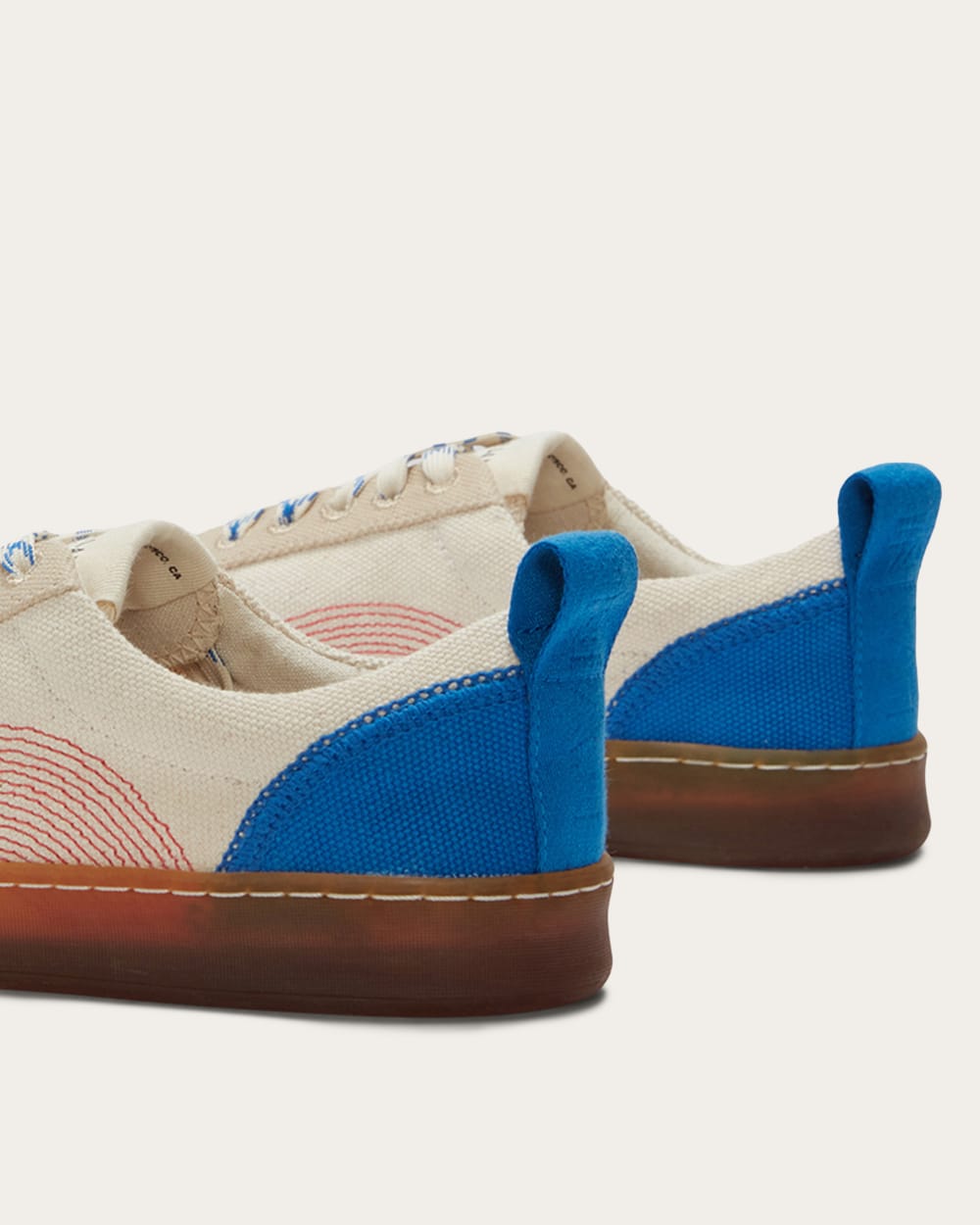 The Tread-Bare Sneaker | Canvas / Lapis Blue / Classic Red – Everlane