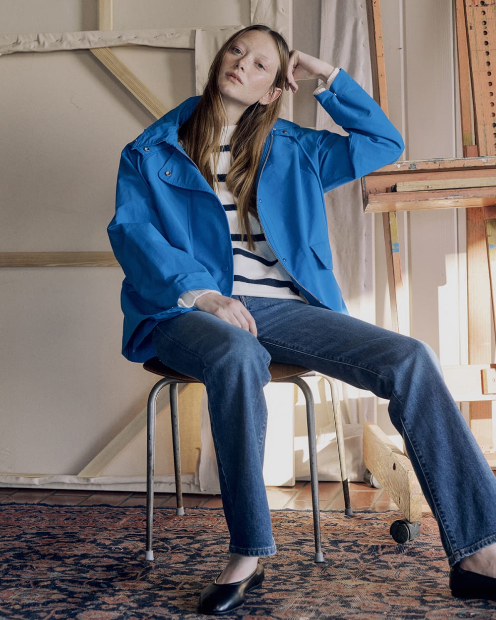 The Short Anorak | Imperial Blue – Everlane