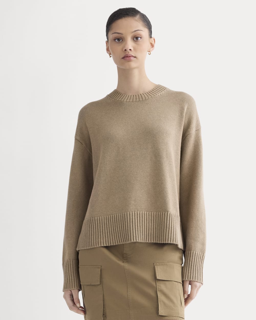 The Boxy Sweater in Everyday Cotton