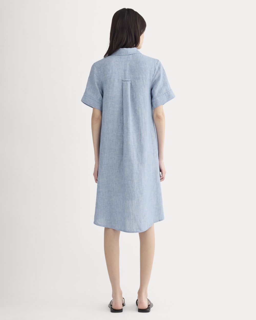 The Daytripper Dress in Linen | Chambray – Everlane