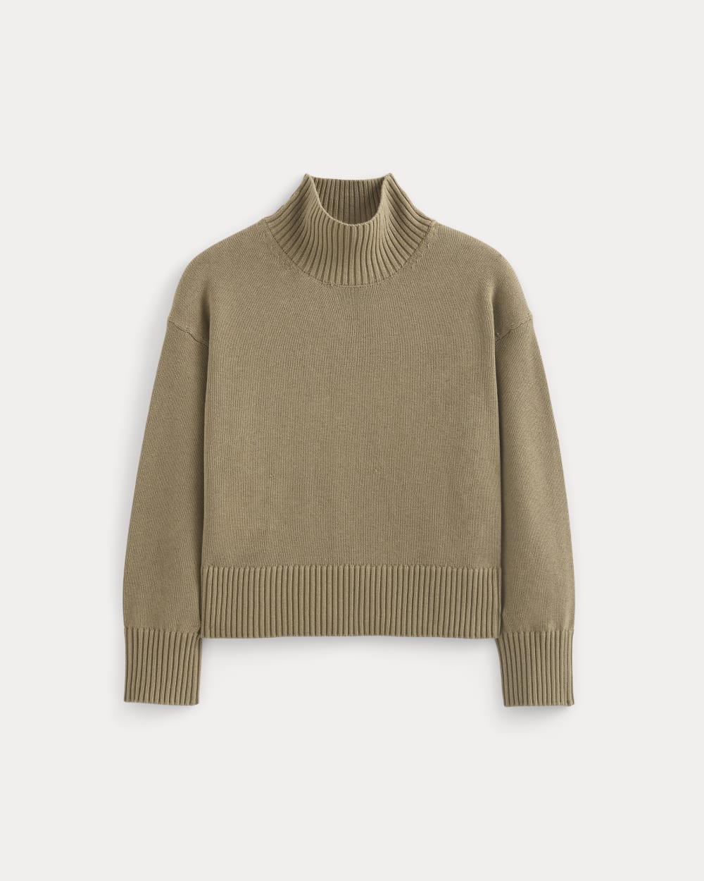 womens-cotton-boxy-turtleneck-heathered-camel | alt