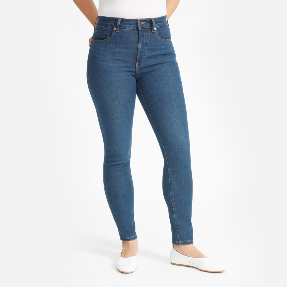 The Authentic Stretch High-Rise Skinny | Dark Blue Wash | 28.5