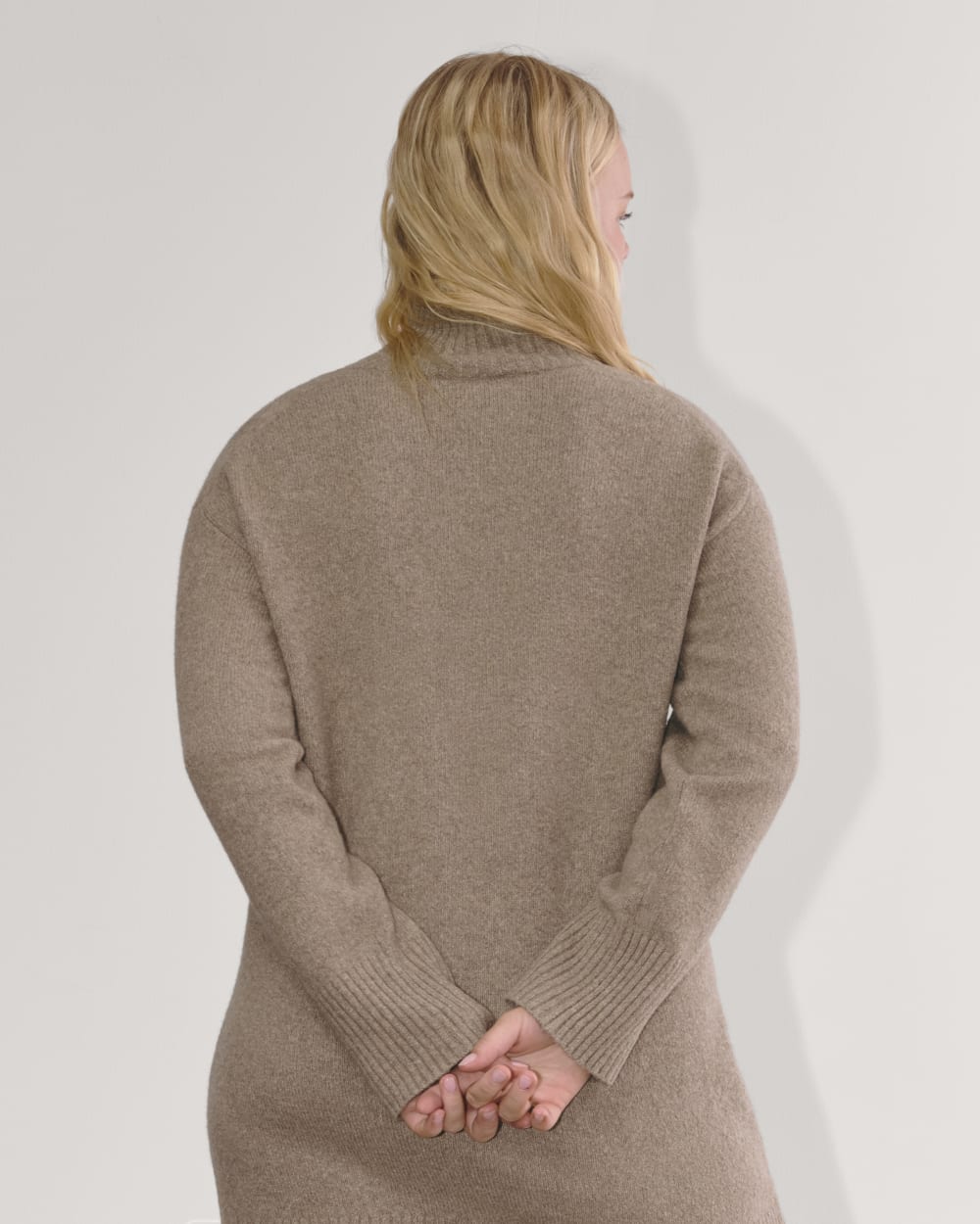 The Sweater Dress in Plush Cotton | Heather Taupe Everlane The Sweater Dress in Plush Cotton | Heather Taupe Everlane
