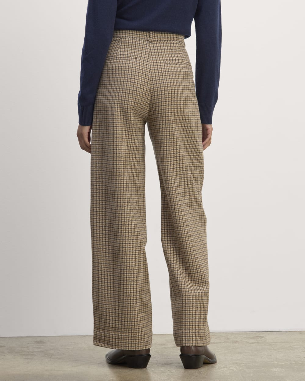 The Draper Pant in Wool | Camel Houndstooth – Everlane