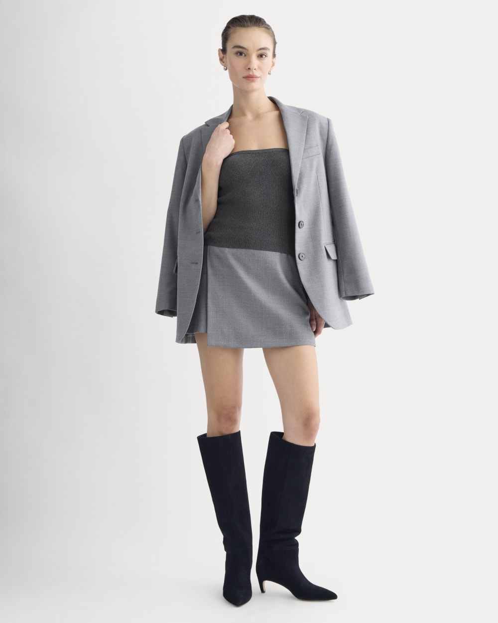 womens-knit-tube-top-heathered-soot