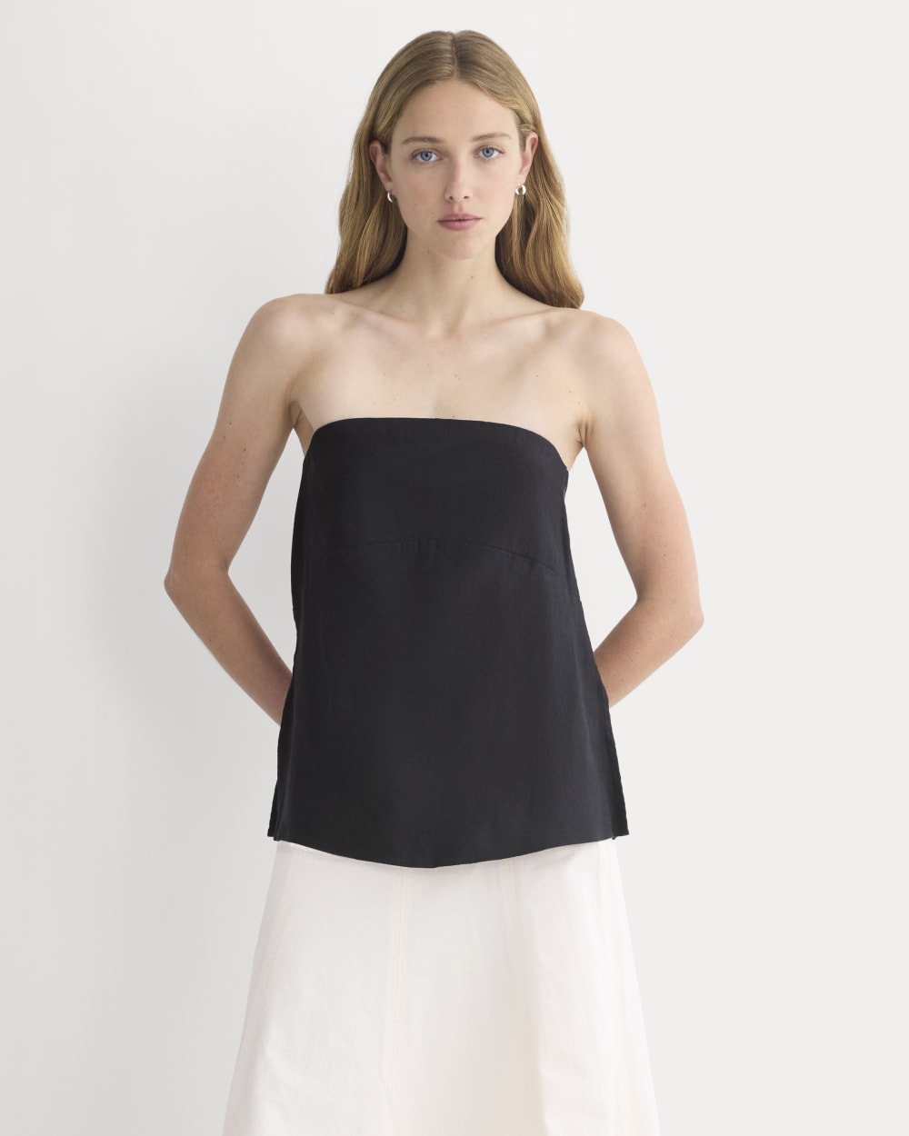 womens-tube-top-in-stretch-linen-black