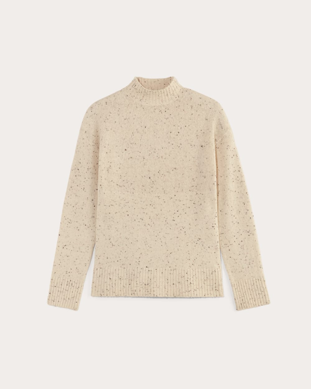 womens-mockneck-sweater-plush-cotton-cream-confetti | alt