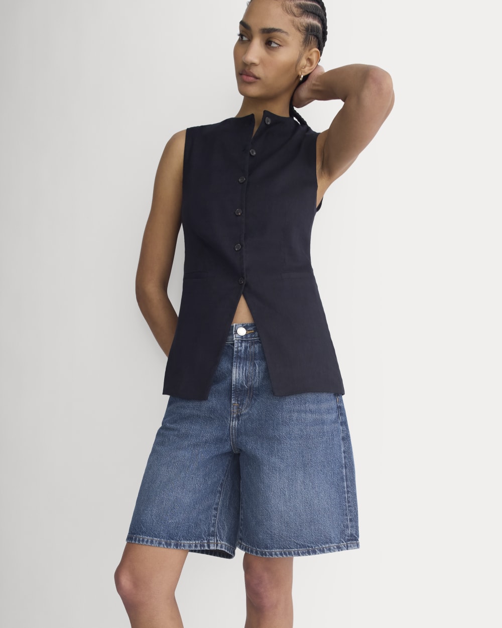 Loose Jean Short