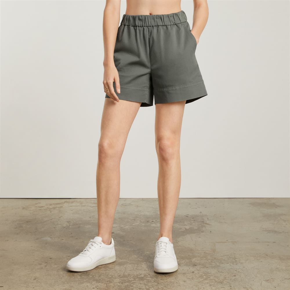 womens-easy-modern-chino-short-pewter-green | primary