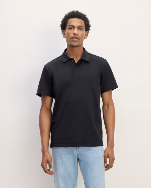The Premium Weight Short-Sleeve Polo | Deep Navy – Everlane