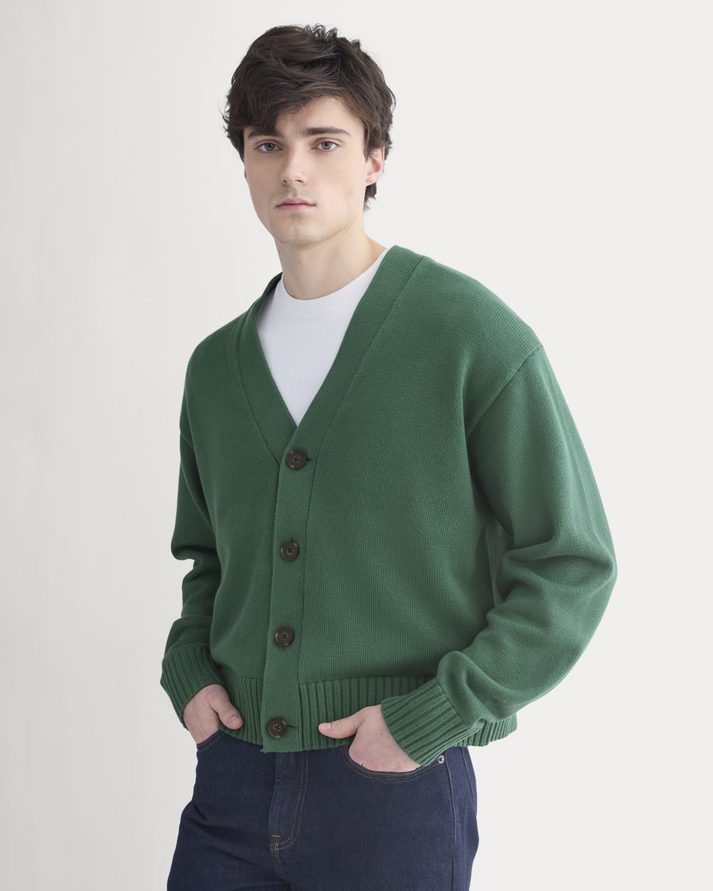 Cropped Cardigan in Everyday Cotton