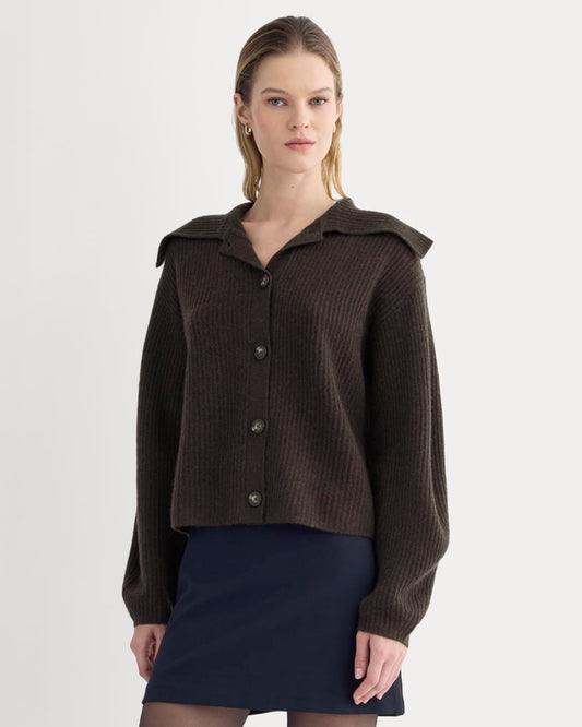 womens-fisherman-cardigan-wool-cashmere-americano-brown | primary