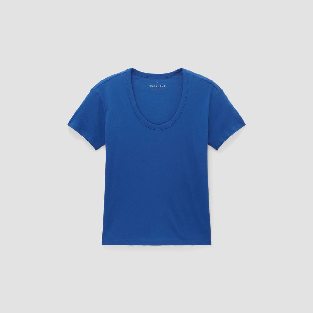 womens-air-scoop-neck-tee-mazarine-blue | alt