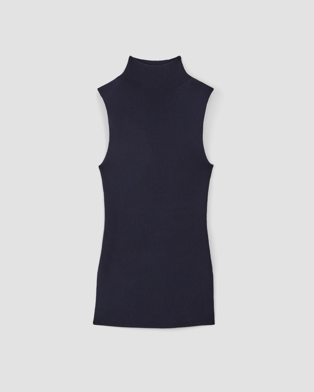 womens-viscose-mock-neck-tank-top-navy | alt