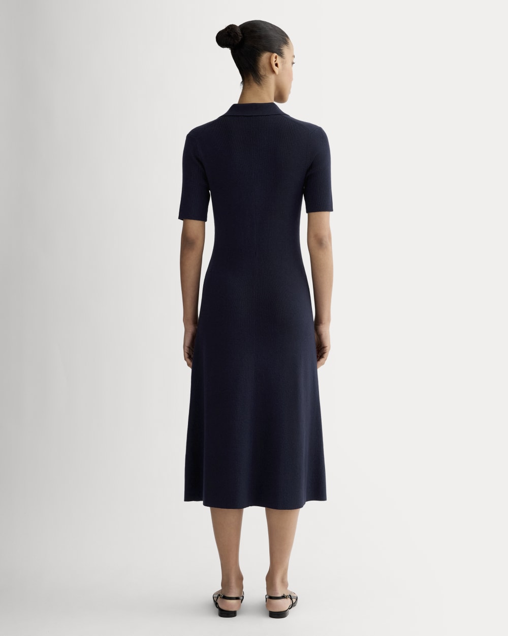 ruched knitted dress Ciella Ruched Knit Mini Dress main image 0