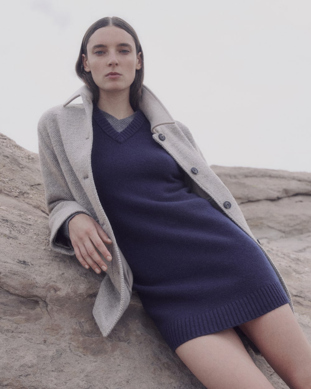 womens-sweater-mini-dress-in-luxe-merino-navy | editorial