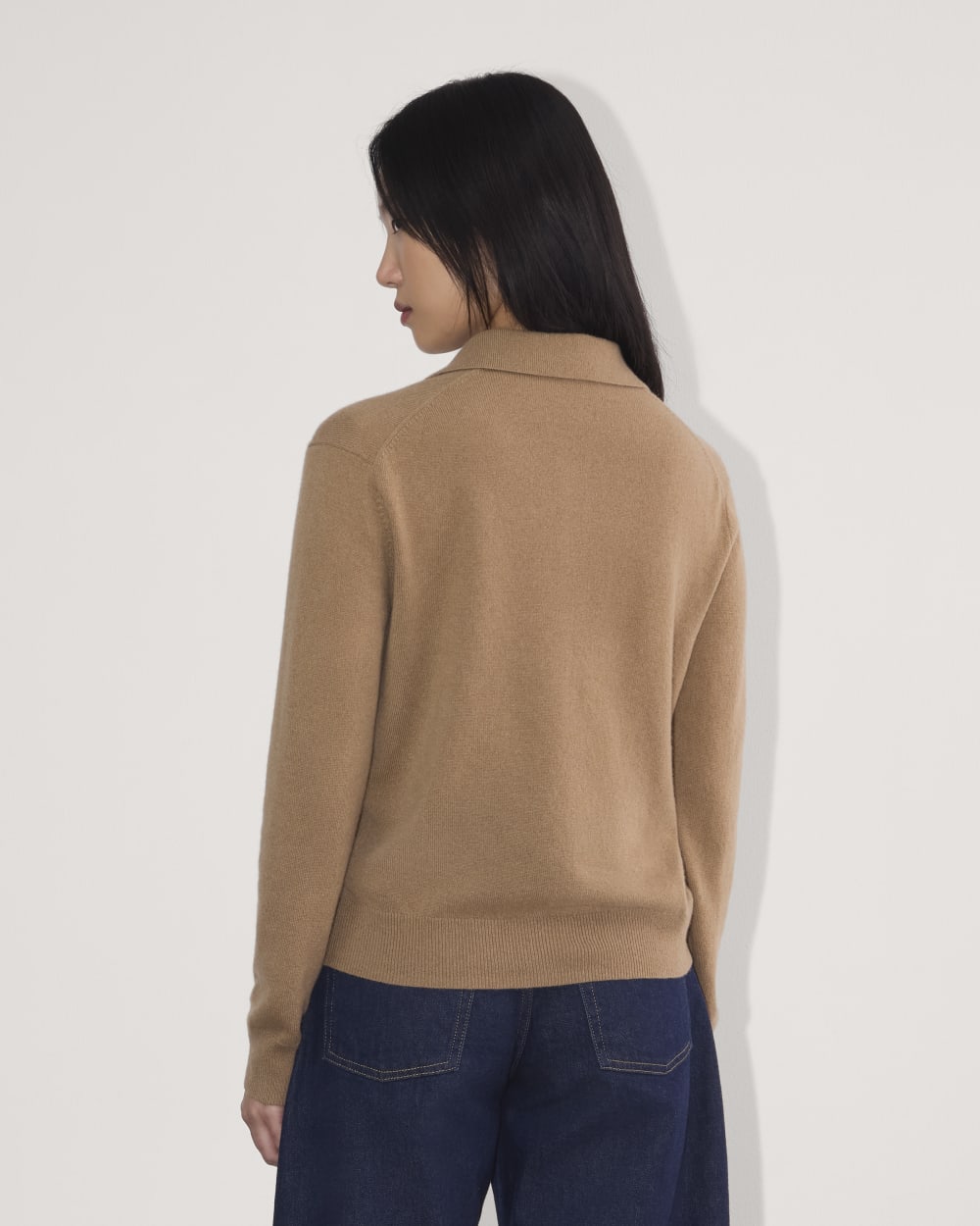 The Classic Polo in Cashmere Tiger's Eye – Everlane