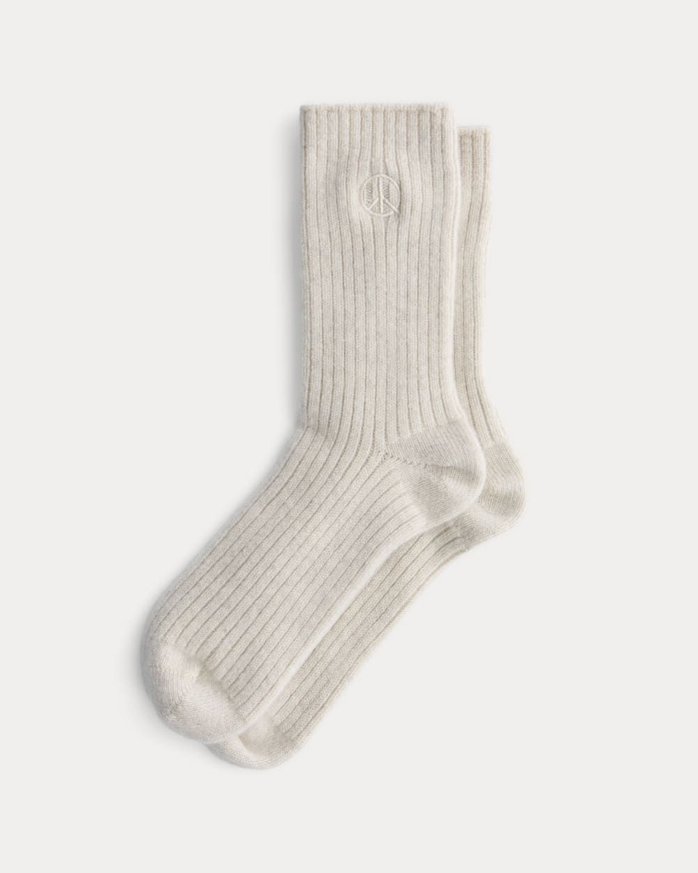 womens-peace-and-quiet-cashmere-socks-bone | primary