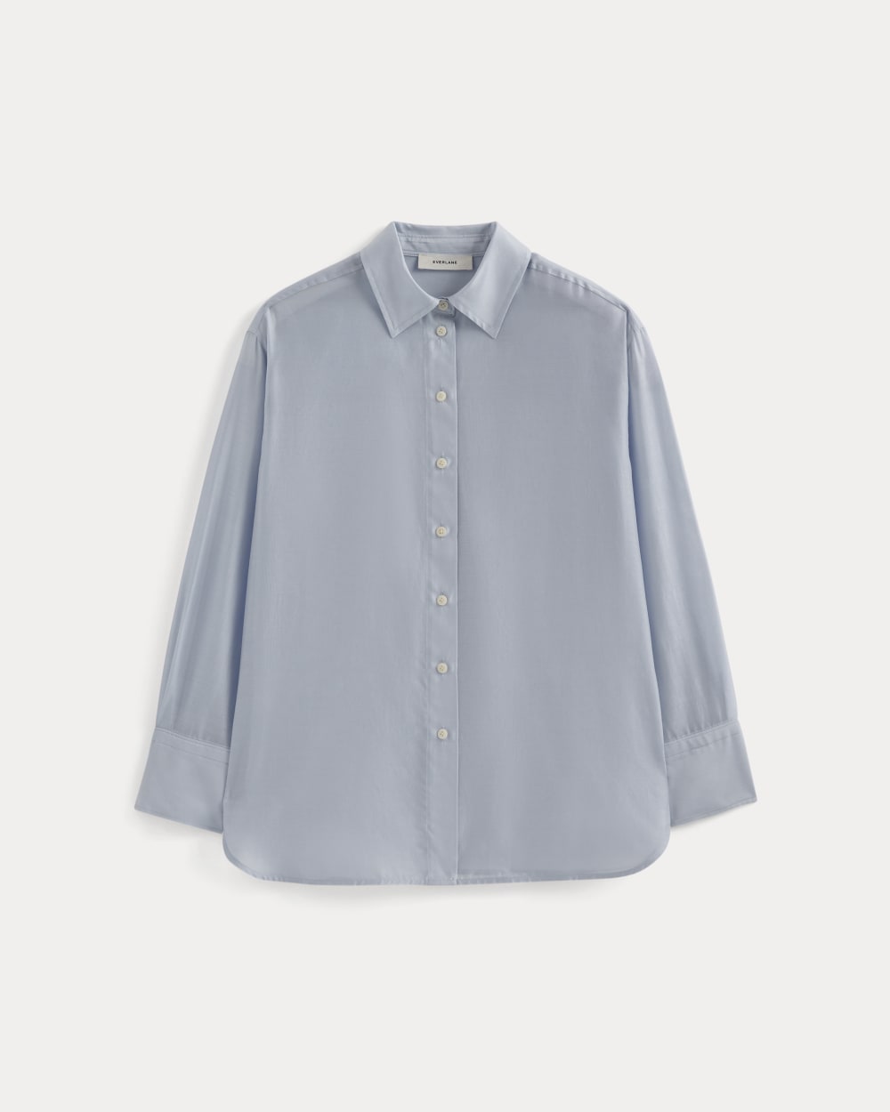 Oversized Shirt in Cotton-Silk Organza | Kentucky Blue – Everlane