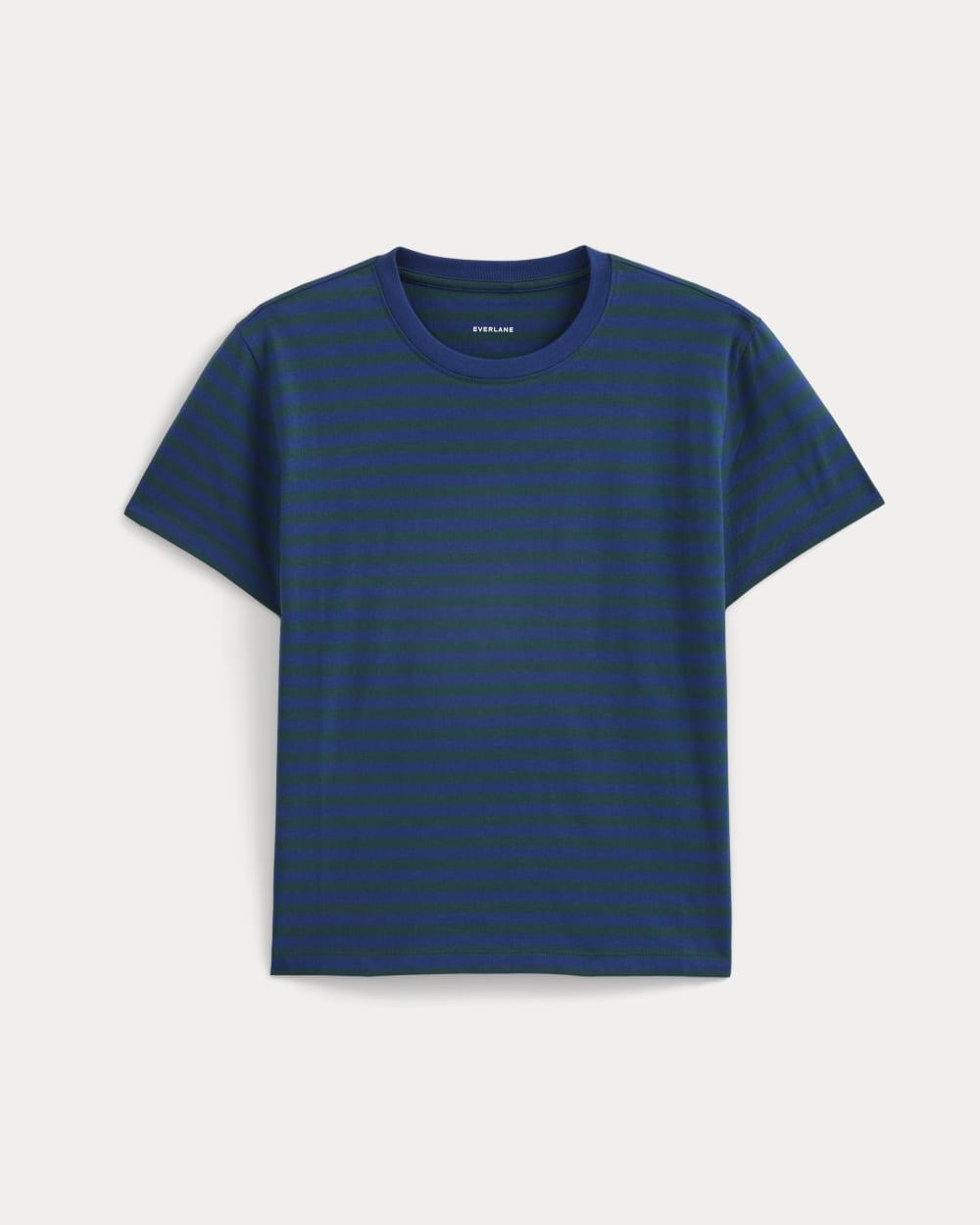 womens-organic-cotton-box-cut-tee-navy-peony-dark-sea-stripe | alt