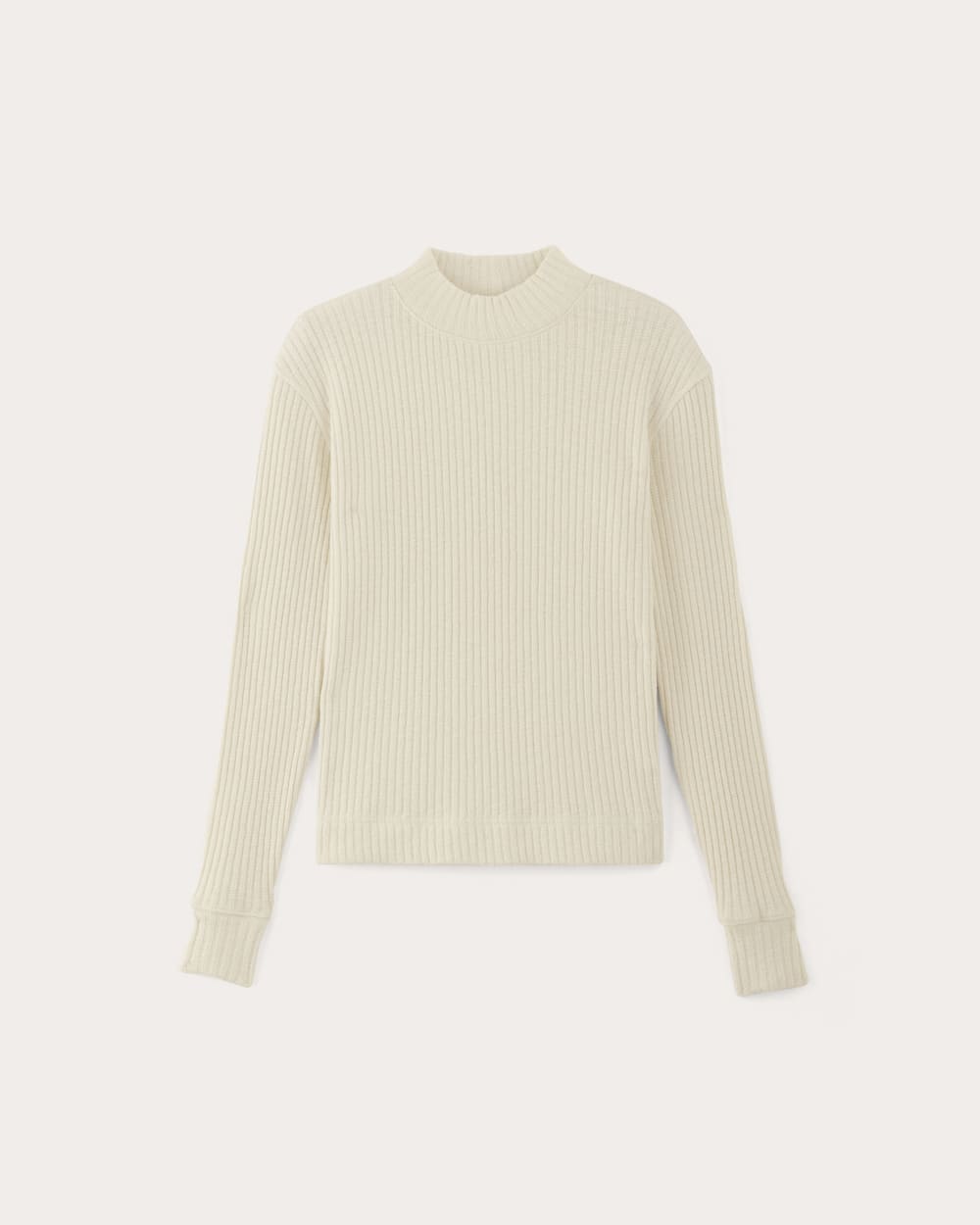 The Cozy Rib Funnel-Neck | Bone – Everlane