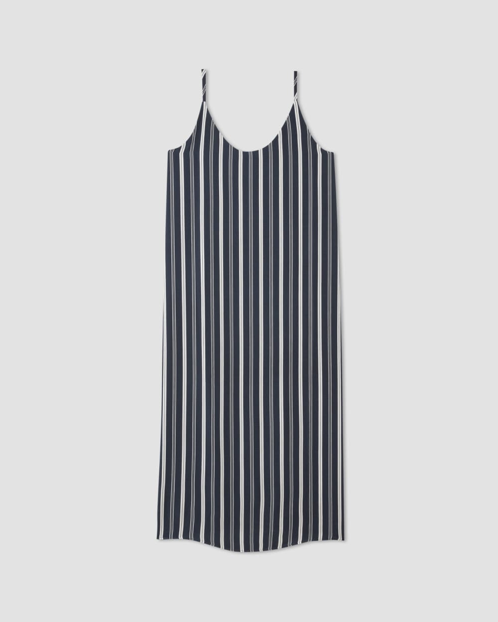 The Hammered Satin Slip Dress