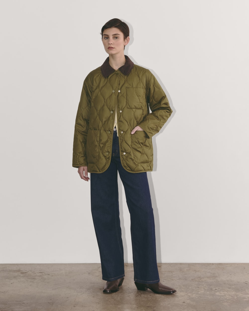 The Quilted Ranch Jacket | Eucalyptus