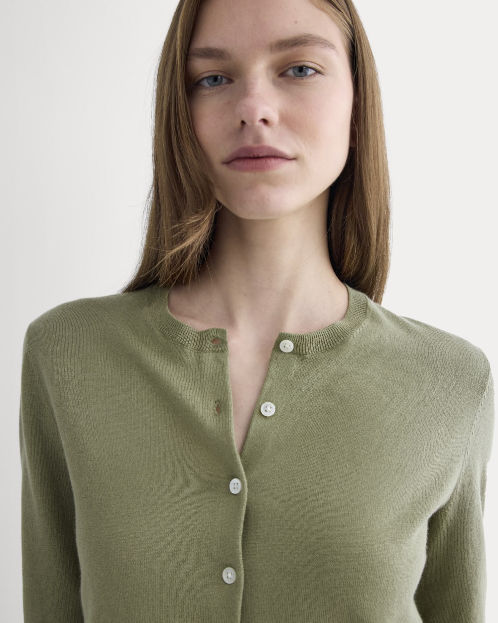 The Cropped Cardigan in Cotton Cashmere | Sagebrush – Everlane