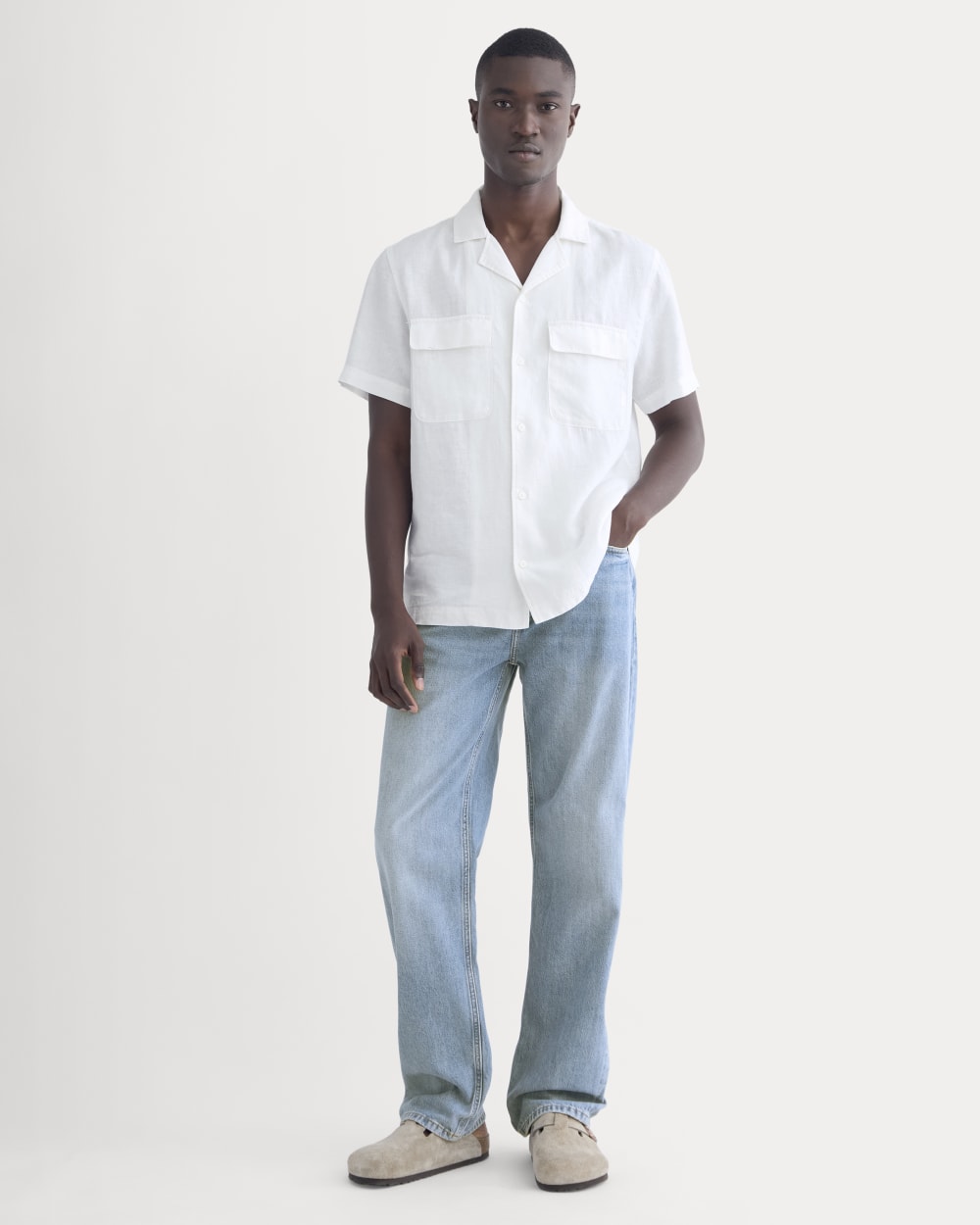 The Resort Shirt in Linen | White Everlane The Resort Shirt in Linen | White Everlane