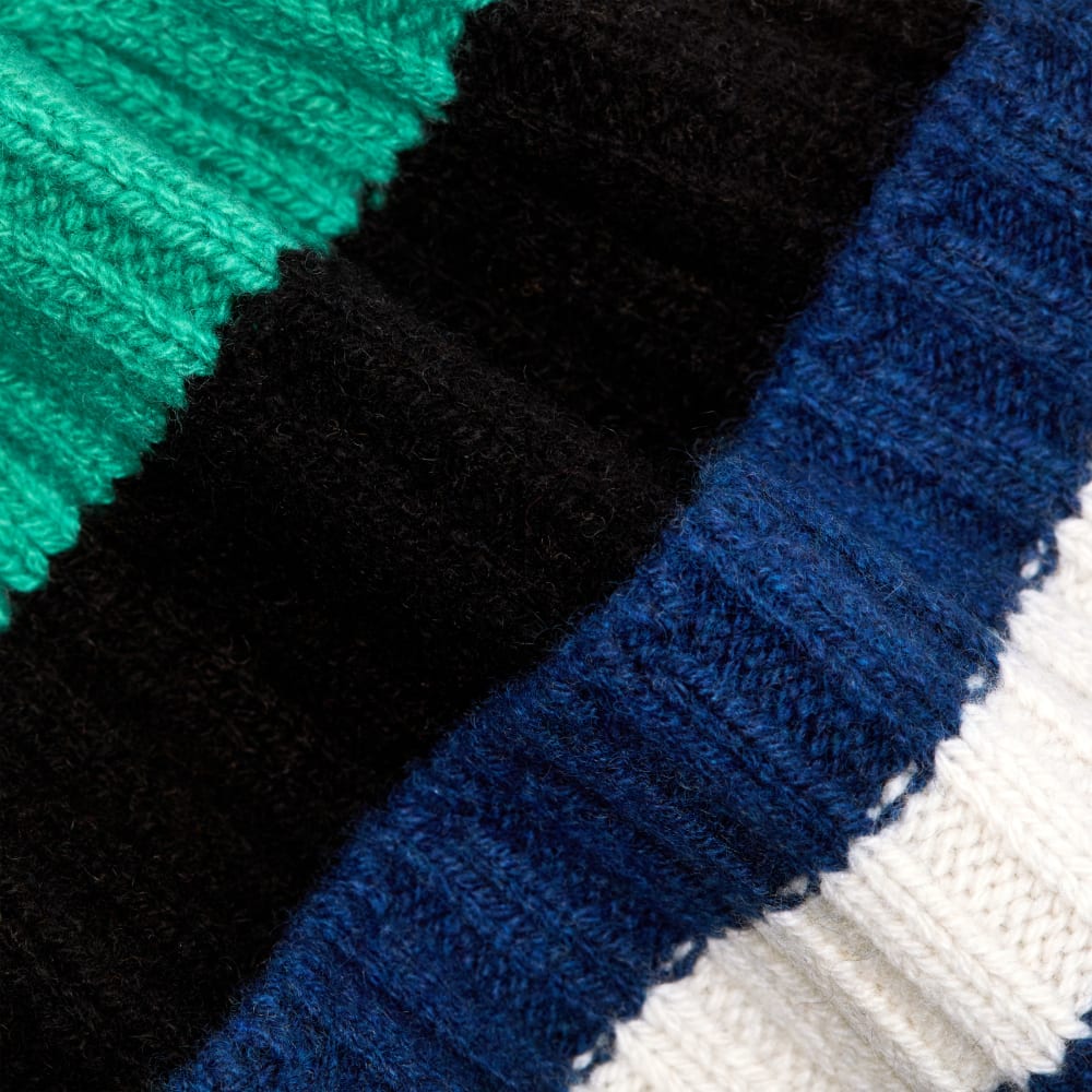 unisex-recashmere-beanie-bright-navy-multi-stripe