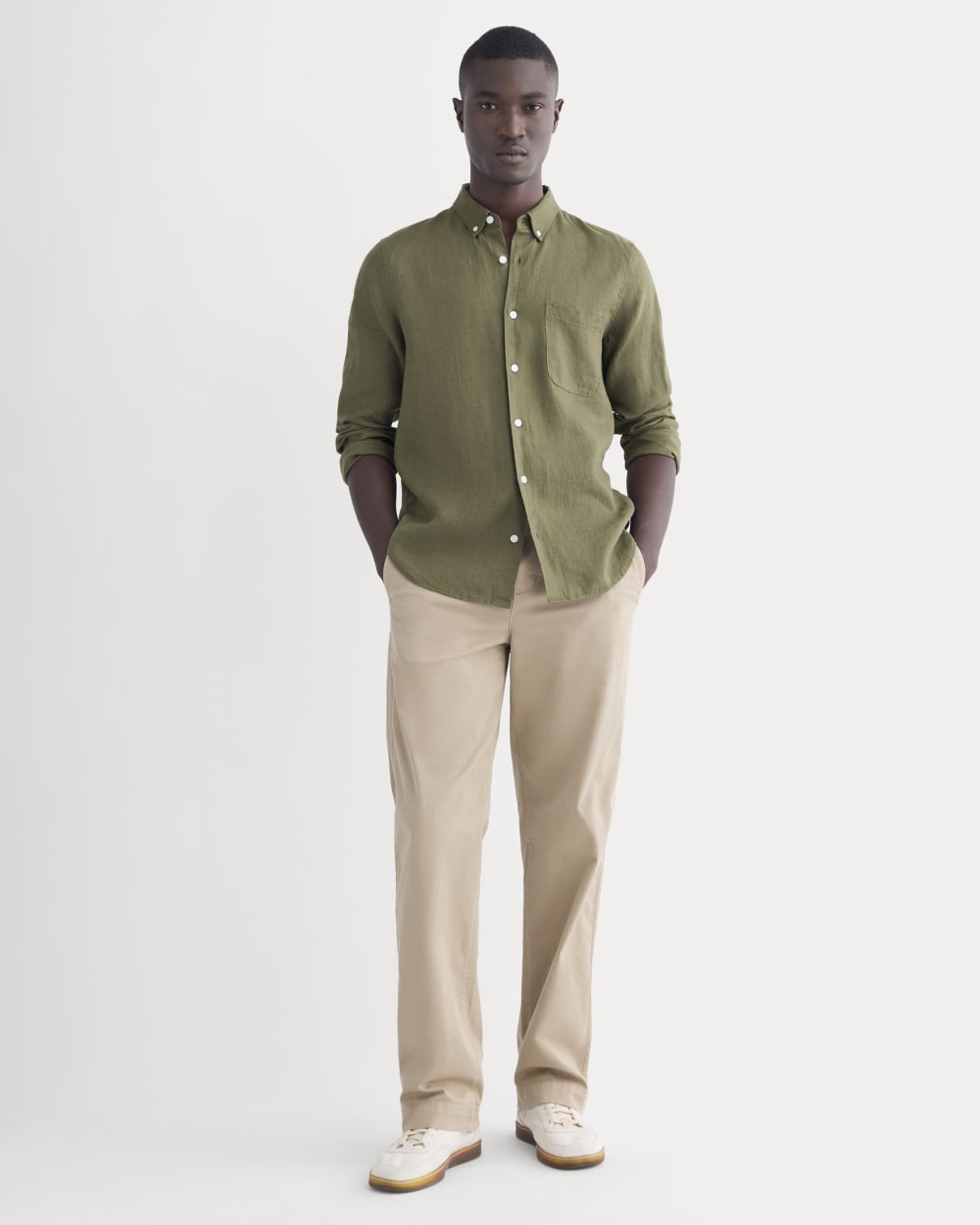 The Classic Shirt in Linen | Kalamata Everlane The Classic Shirt in Linen | Kalamata Everlane