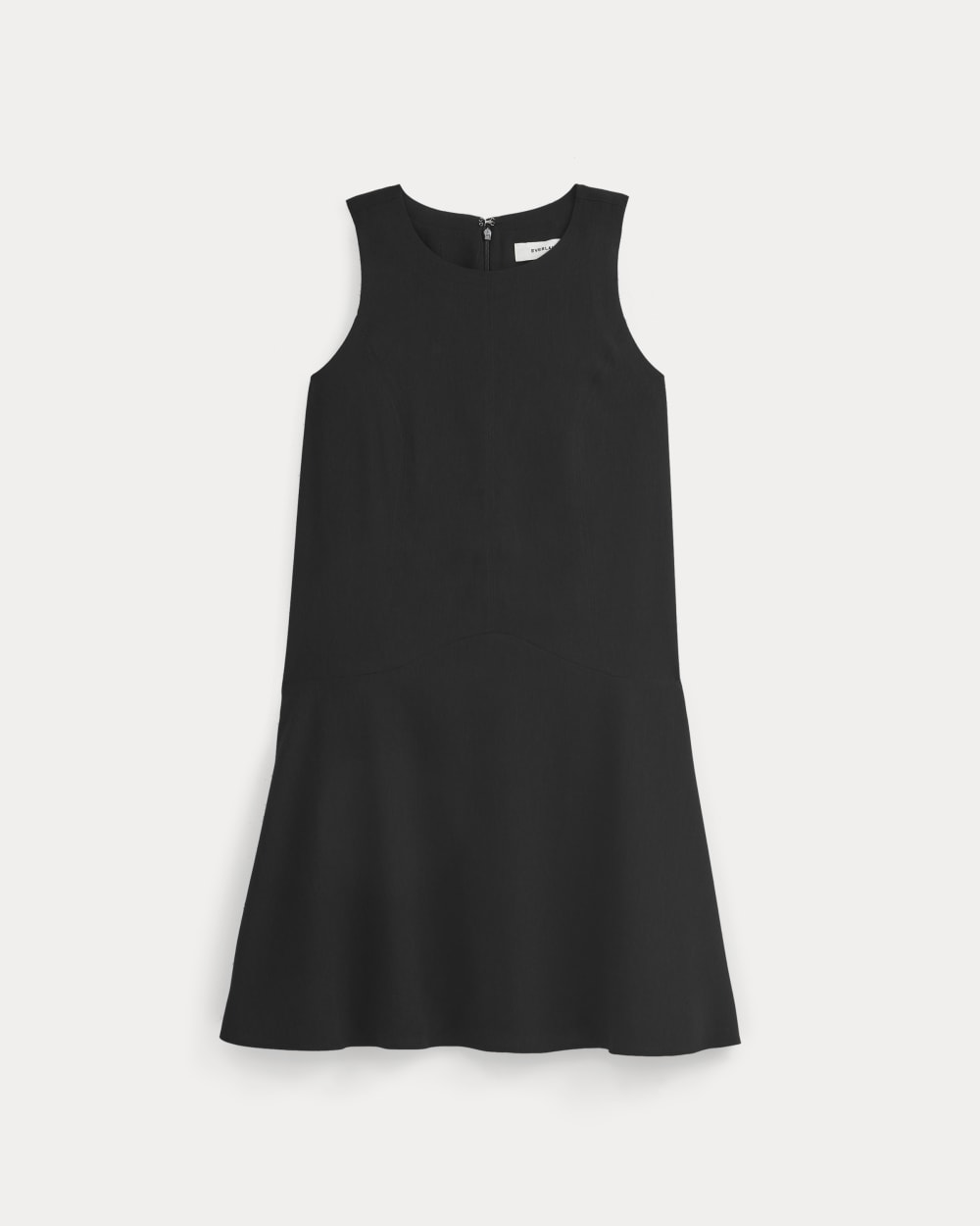 womens-drop-waist-mini-dress-black | alt