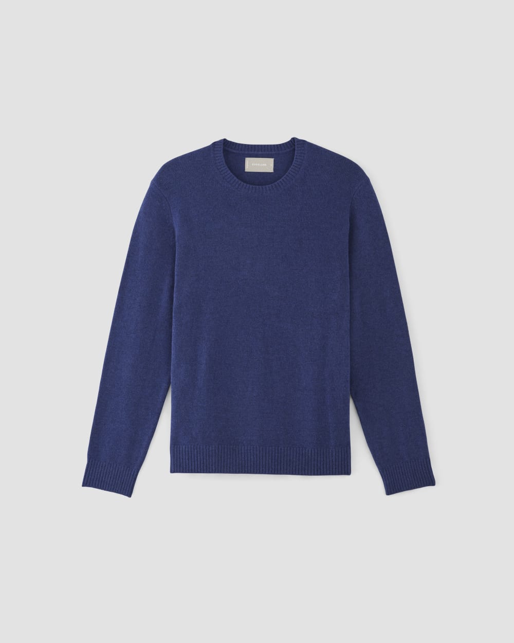 mens-felted-merino-crew-neck-sweater-blue-heather | alt
