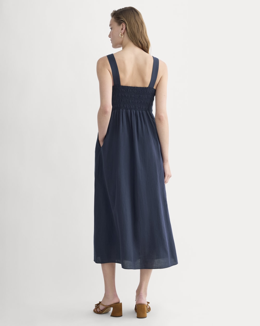 womens-gauze-smock-dress-navy