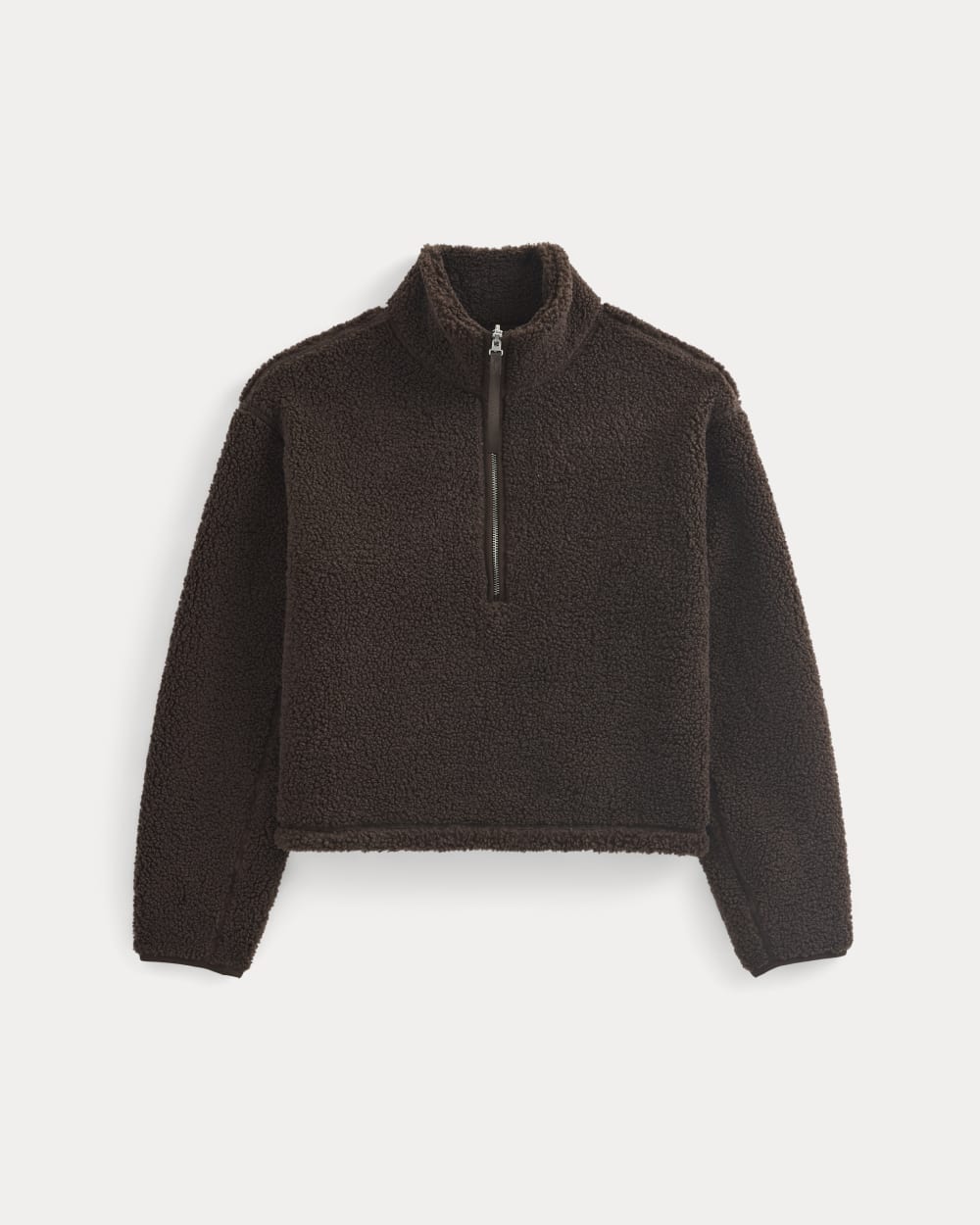Reversible Teddy Half-Zip Pullover | Coffee Bean – Everlane