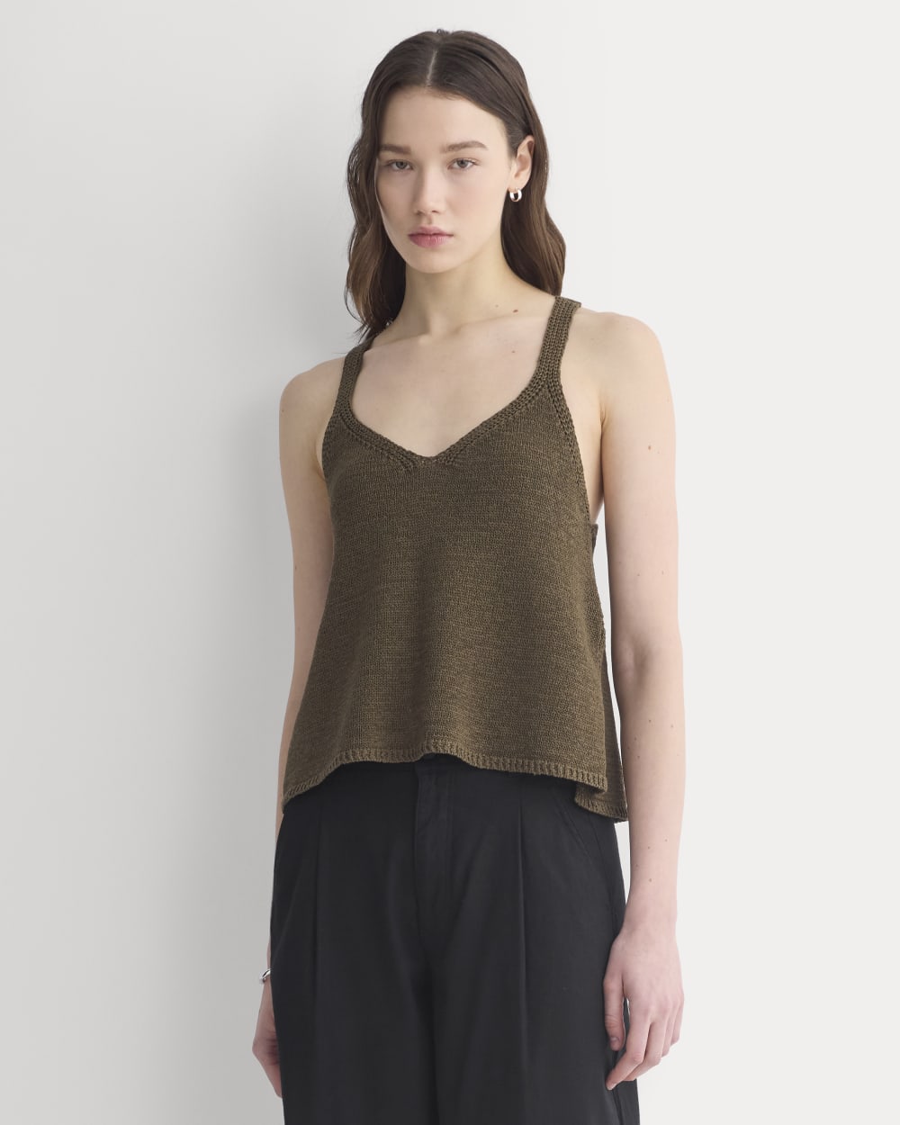 womens-racerback-v-neck-sweater-beech | primary