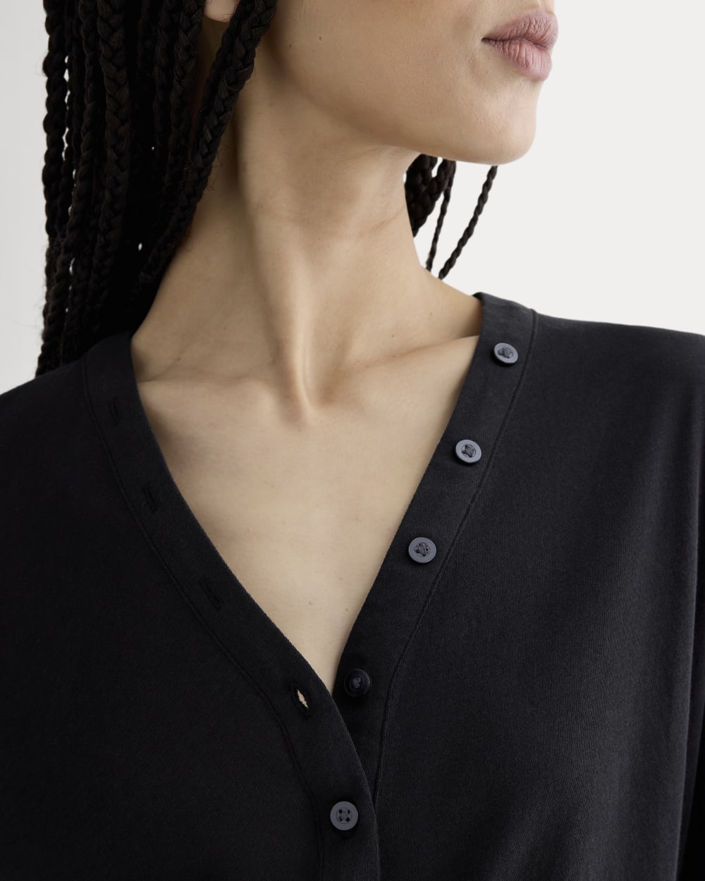 The Air V-Neck Henley | Sagebrush
