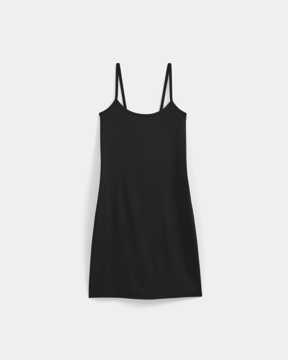 Everlane Knit Cami Top Mini Dress In Black, Size XXL, Cotton Everlane Knit Cami Top Mini Dress In Black, Size XXL, Cotton