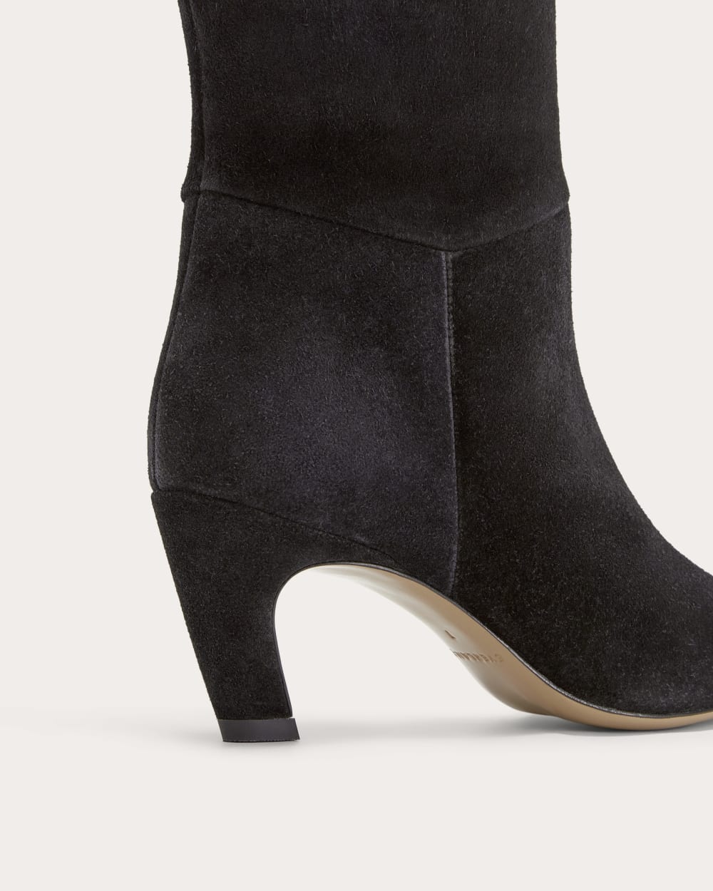 womens-knee-high-banana-heel-boot-black-suede
