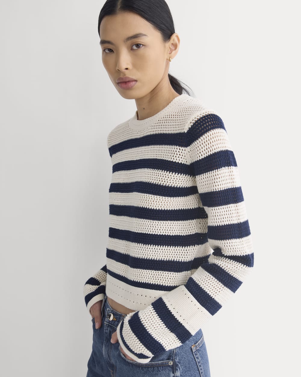 womens-open-knit-ls-crew-everyday-cotton-black-canvas-true-navy-stripe