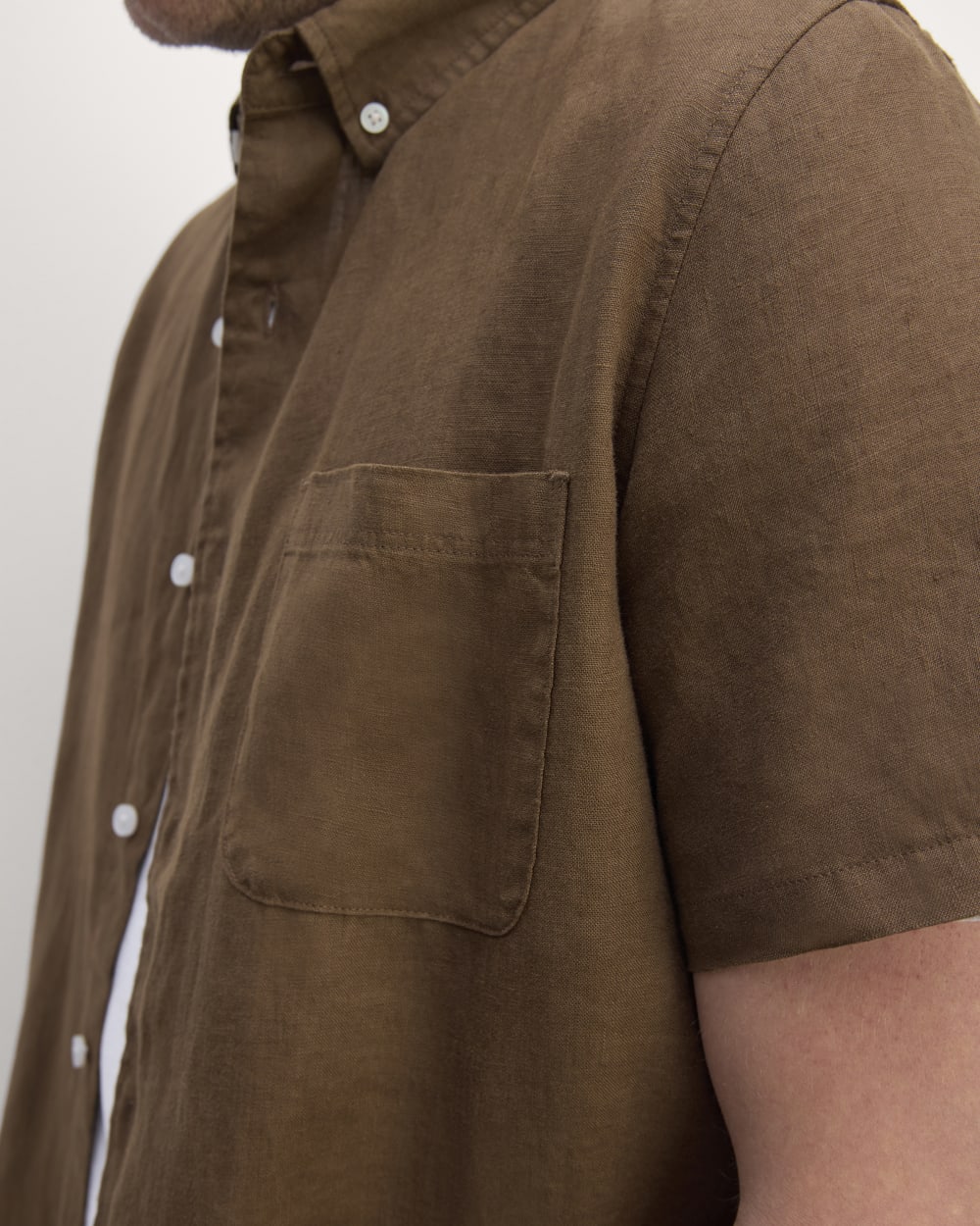 Cocoa Satin Shirt main image 0