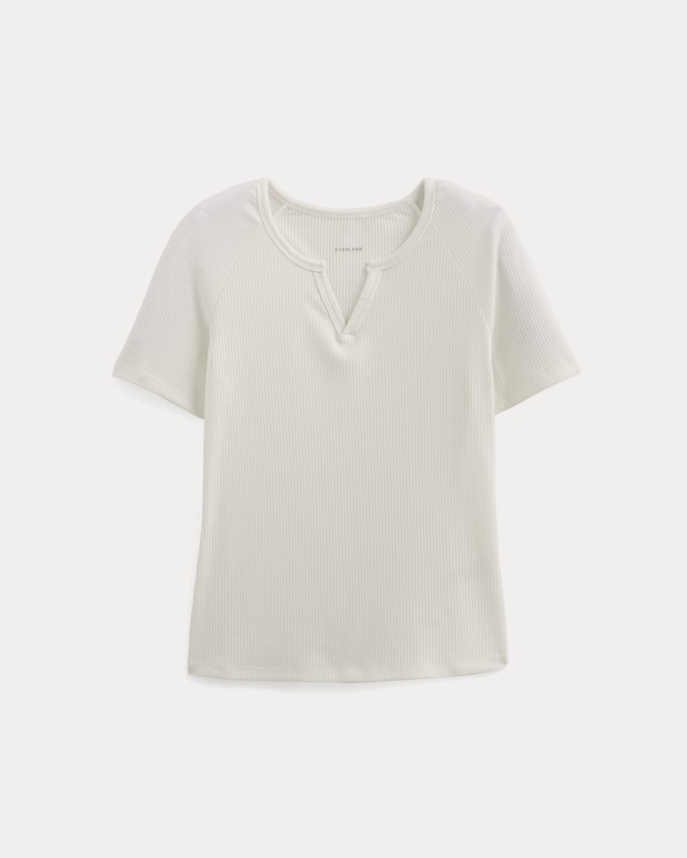 The Shimmy V-Neck Top | Taupe