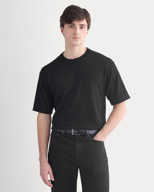 mens-ultrasoft-sweater-tee-black | primary