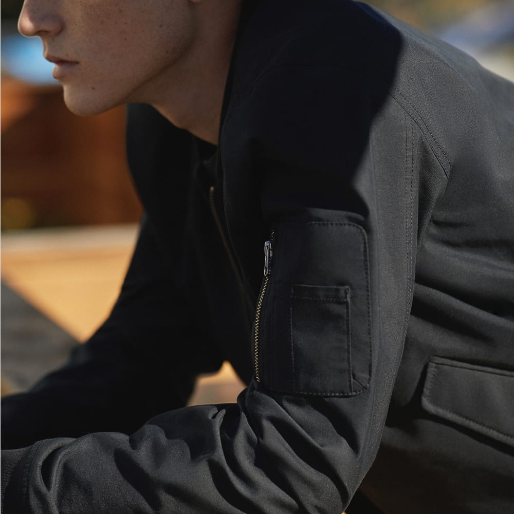 mens-uniform-bomber-jacket-black