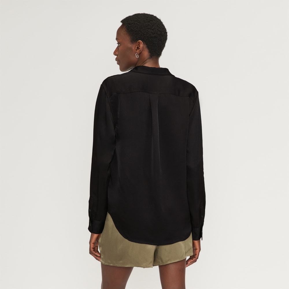 womens-satin-relaxed-shirt-black