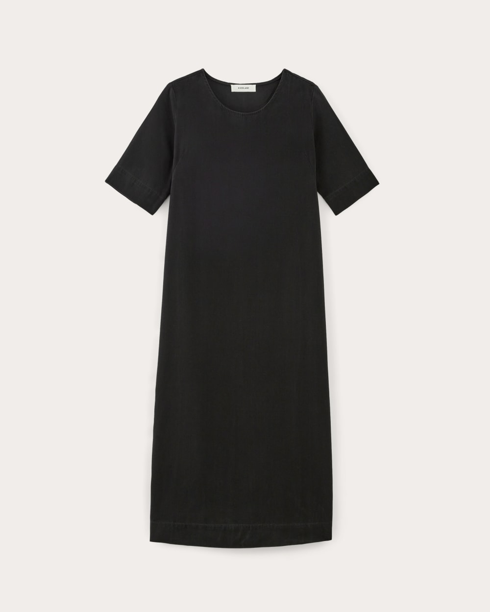 The Relaxed T-Shirt Dress in Buttersoft | Black Everlane The Relaxed T-Shirt Dress in Buttersoft | Black Everlane