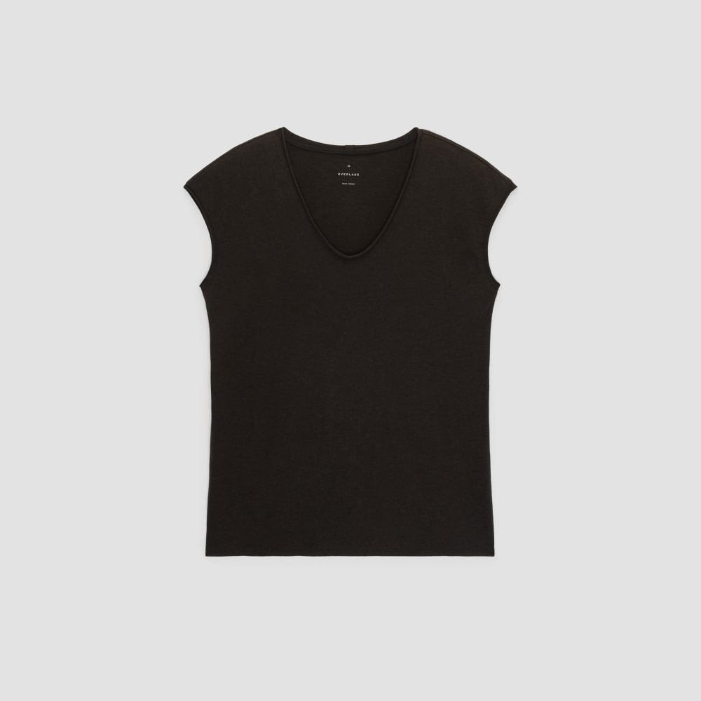 womens-hemp-scoop-neck-muscle-tee-black | alt