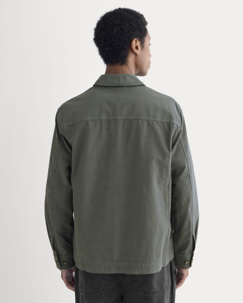 Utility Shirt Jacket | Washed Black – Everlane