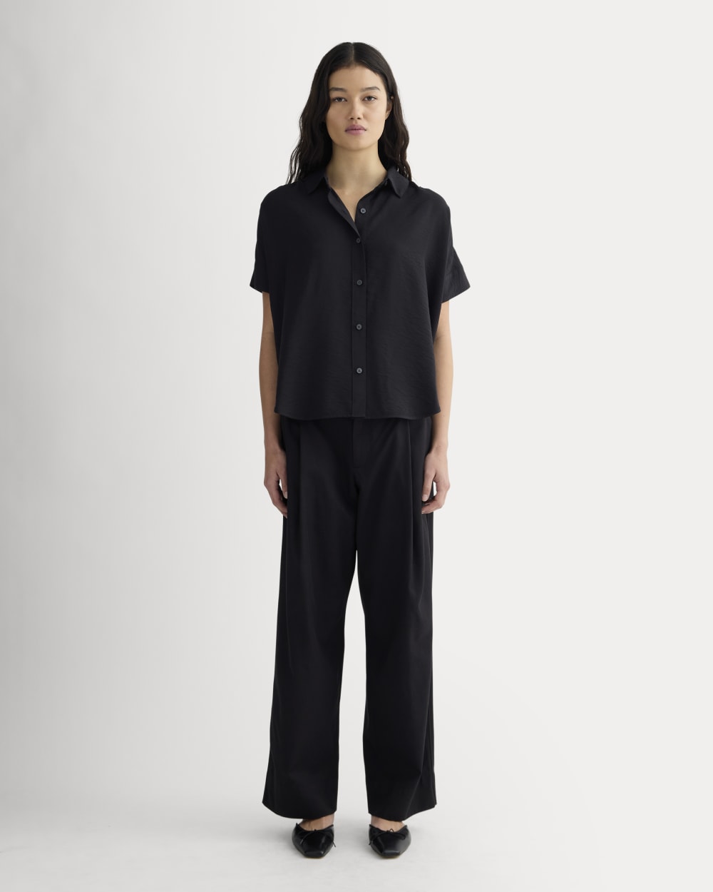 everlane silk square shirt dress Everlane | Dresses | Nwt Everlane The Silk Square Shirt Dress In Black